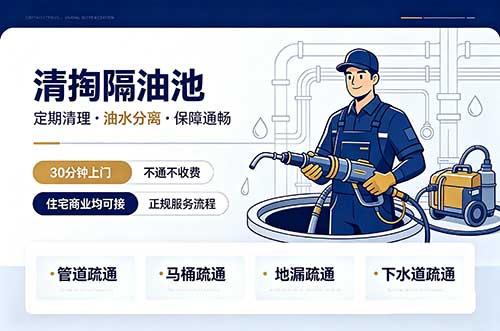 阿城清掏隔油池